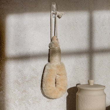 Vegan Dry Body Brush | Eco Friendly, Plant Based Sisal Body Brush