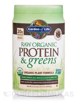Raw Protein and Greens Chocolate - 21.51 Oz (610 Grams)