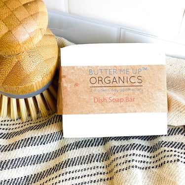 Organic Solid Dish Soap / Organic Dish Soap / Dish Washing Bar / Soap Bar / Organic Hand Wash Dishes / Butter Me up Organics