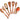 7 Pcs Pakkawood Wooden Colorful Cooking Spoons