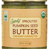 Sprouted Organic Raw Pumpkin Seed Butter, Unsalted - 8 Oz (228 Grams)