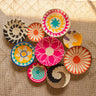 New Collection Assorted Sabai Handwoven Grass Baskets, African Plates, Set of 4/6/8/10 Wall Art, African Baskets, Wall Decor