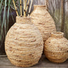 Indoor Flower Vase with Rustic Elegance for Home Decor - Medium Water Hyacinth Vase