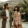 A Natural State - Cotton Robe - Zeytin