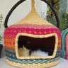 Cat Bed, Pet Bed, Cat Basket, Ped Furniture, Handmade Cat Bed,Bolga Basket, African Basket