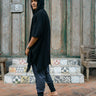 Hooded Kimono Men, Tulum Clothing Men, Jedi Poncho, Kundalini Kimono, Cotton Cloak, Tulum Jedi Cloak, Hooded Cardigan Men, Ceremonial Wear