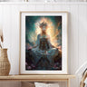 Quan Yin Wall Art Prints | Quanyin Goddess Deity Spiritual Wall Art Gifts Yoga Buddhist Zen Wall Art | Best Selling Fine Art Giclee Prints